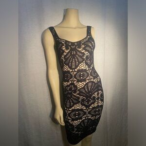 Intimately Free People Size XS/S, Black lace dress, sleeveless.